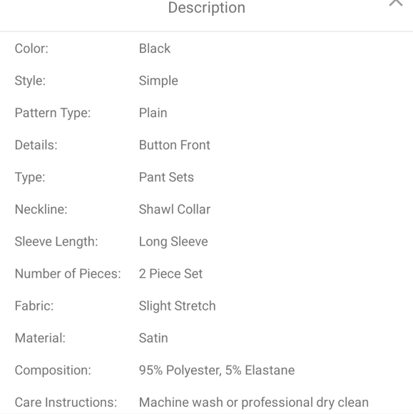 Shawl Collar Satin Night Set pyjamas - Picture 5 of 5